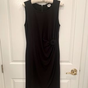 Armani Collezioni Black Tulip Hem Cocktail Dress (Size8)
